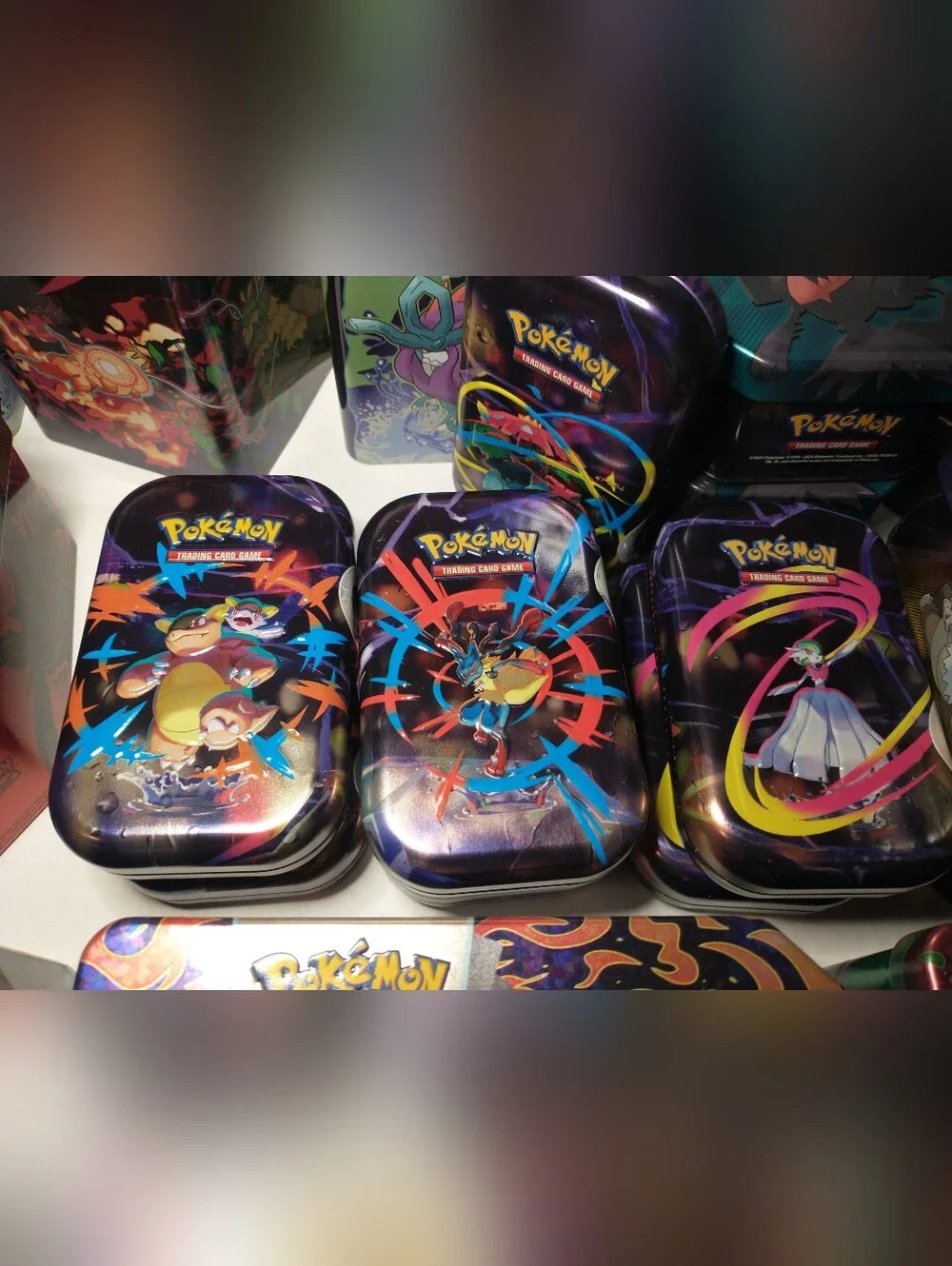 Pokemon TCG Card Poke Tins, Lot of 20, Various Styles Sizes Empty, No Cards